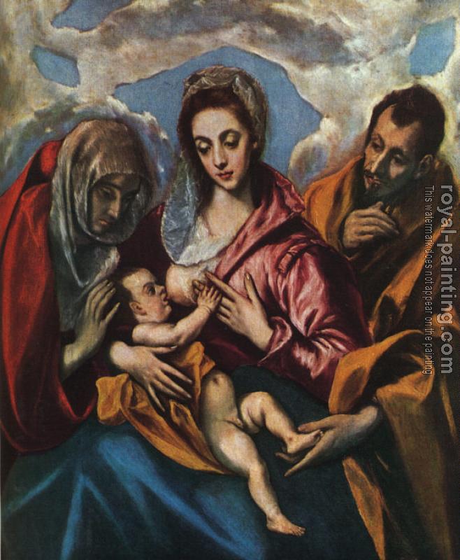 El Greco : Holy Family (The Virgin of the Good Milk)